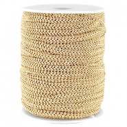 Fashion wire flat 5mm Dark beige-gold